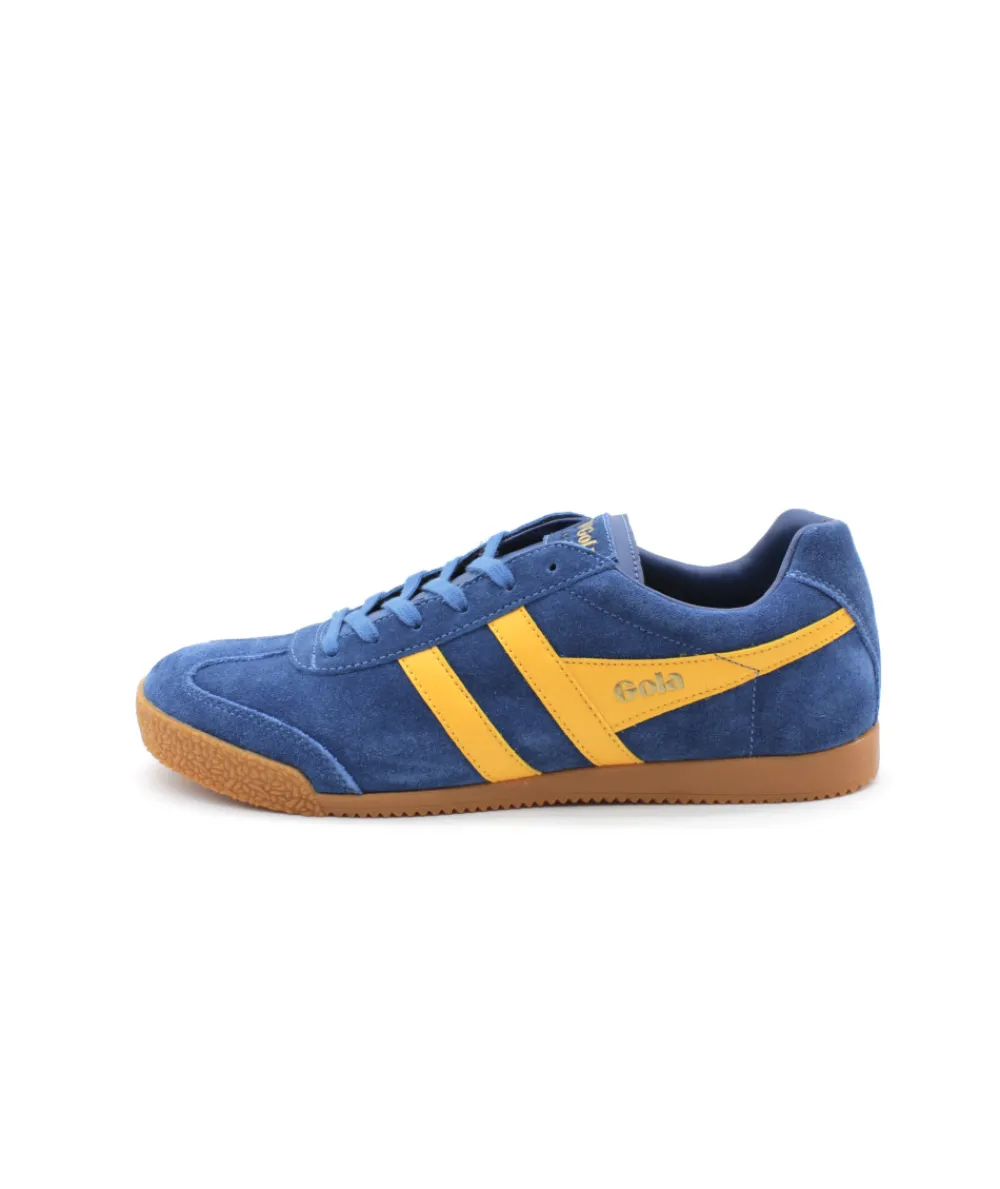 Baskets | L'Empreinte Chaussures GOLA HARRIER SUEDE CMA192 bleu