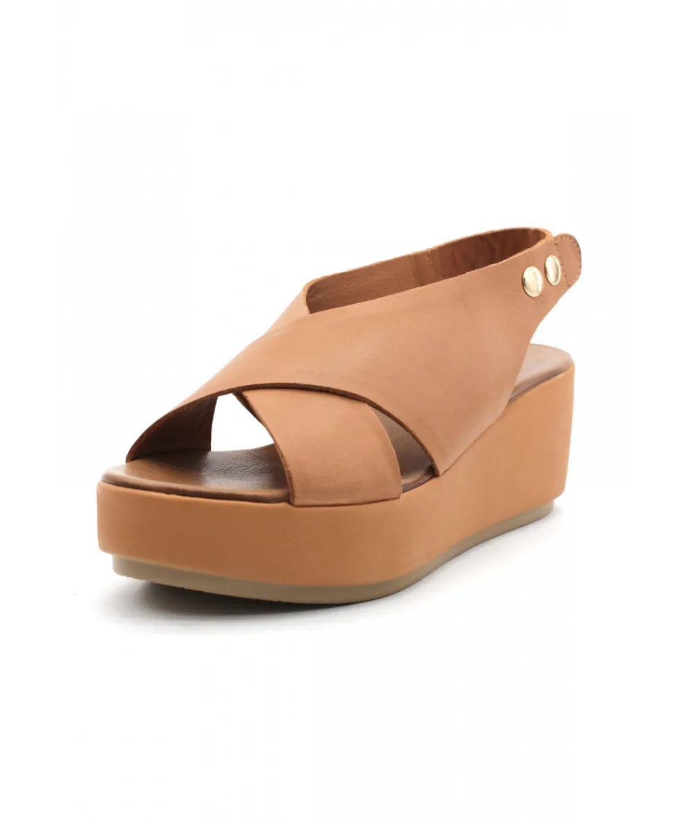 Sandales Et Nu-Pieds | L'Empreinte Chaussures INUOVO 123031 camel