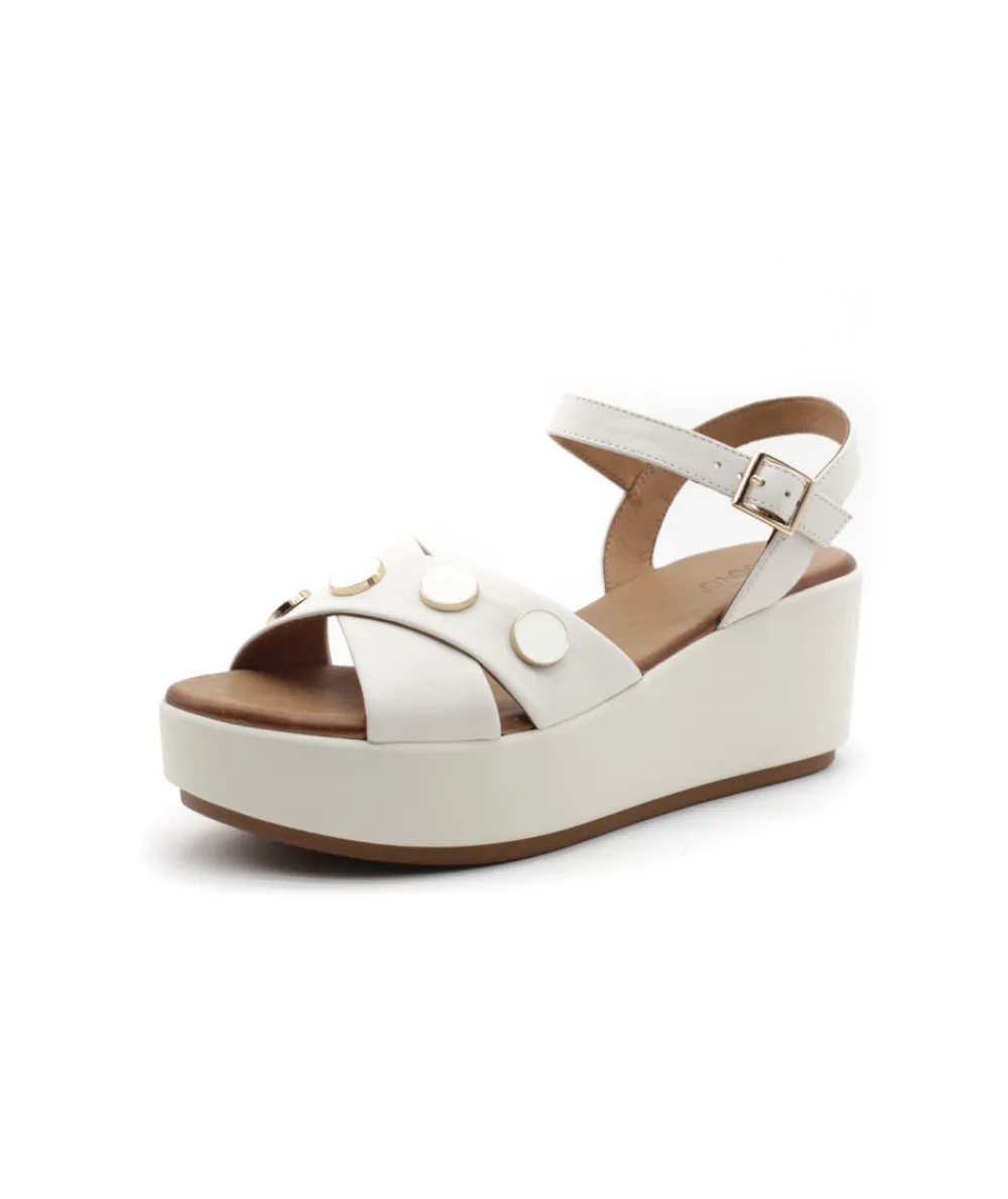 Sandales Et Nu-Pieds | L'Empreinte Chaussures INUOVO 123109 CREME