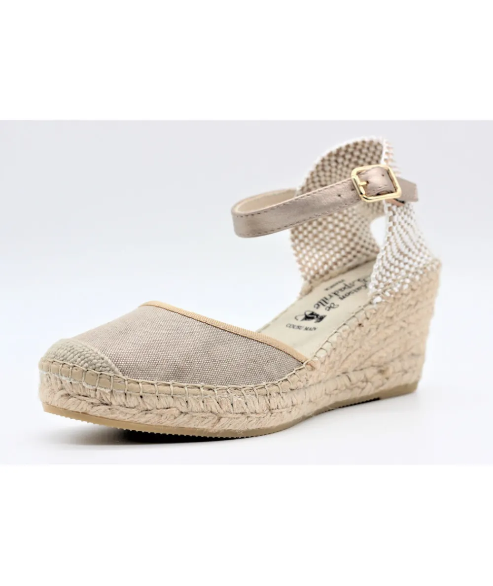 Espadrilles | L'Empreinte Chaussures LA MAISON DE L'ESPADRILLE 941 taupe