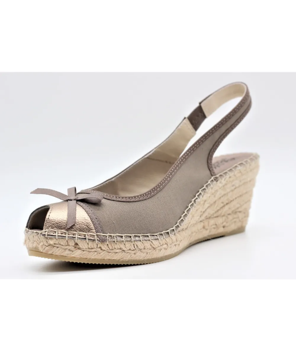 Espadrilles | L'Empreinte Chaussures LA MAISON DE L'ESPADRILLE 670 taupe