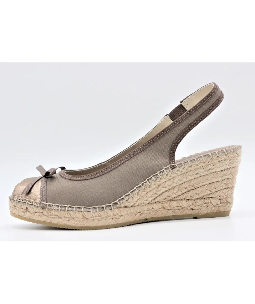 Espadrilles | L'Empreinte Chaussures LA MAISON DE L'ESPADRILLE 670 taupe