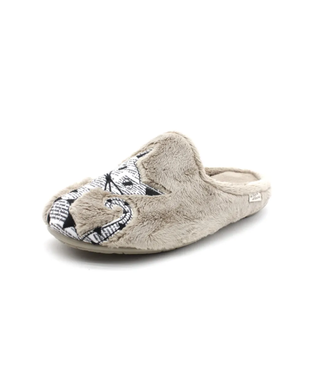 Chaussons | L'Empreinte Chaussures LA MAISON DE L'ESPADRILLE 9010 MULE taupe