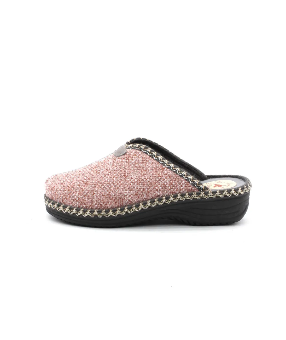 Chaussons | L'Empreinte Chaussures LA MAISON DE L'ESPADRILLE 4215 MULE rose