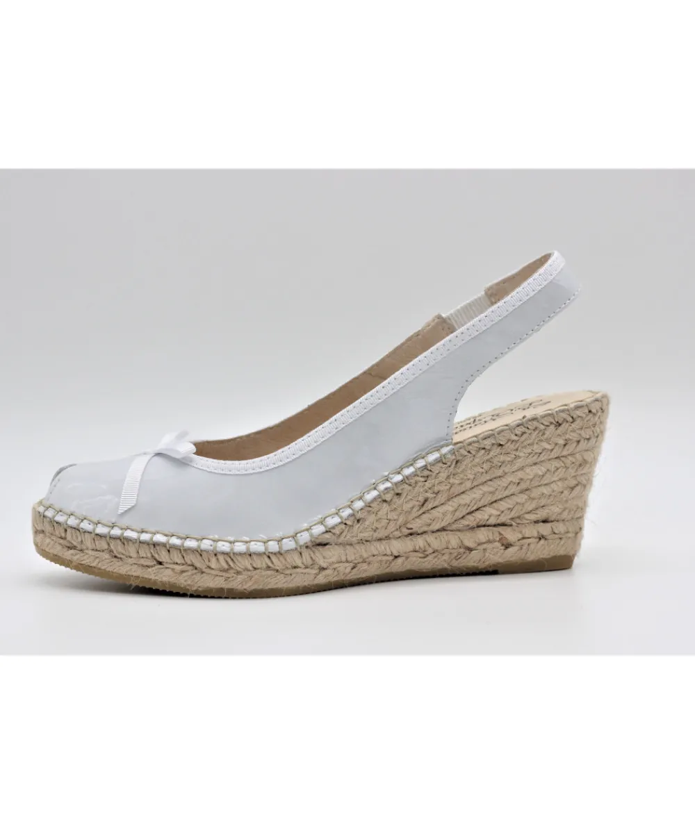 Espadrilles | L'Empreinte Chaussures LA MAISON DE L'ESPADRILLE 905 VERNIS blanc