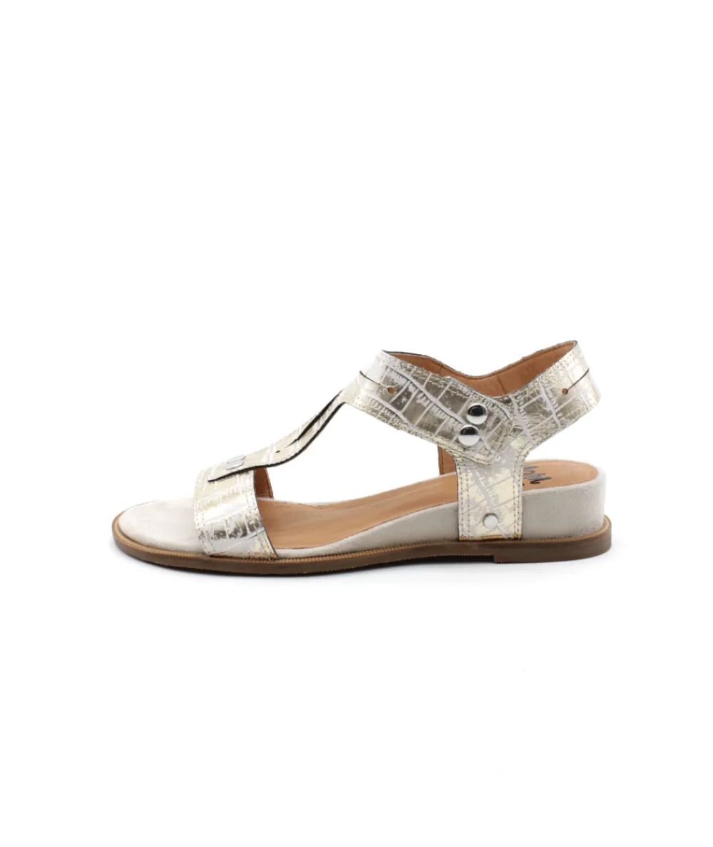 Sandales Et Nu-Pieds | L'Empreinte Chaussures MAMZELLE OISIN CROCO CREME