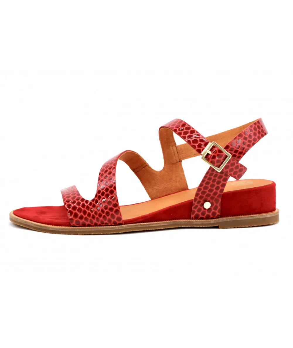 Sandales Et Nu-Pieds | L'Empreinte Chaussures MAMZELLE ONESA ECAILLE rouge