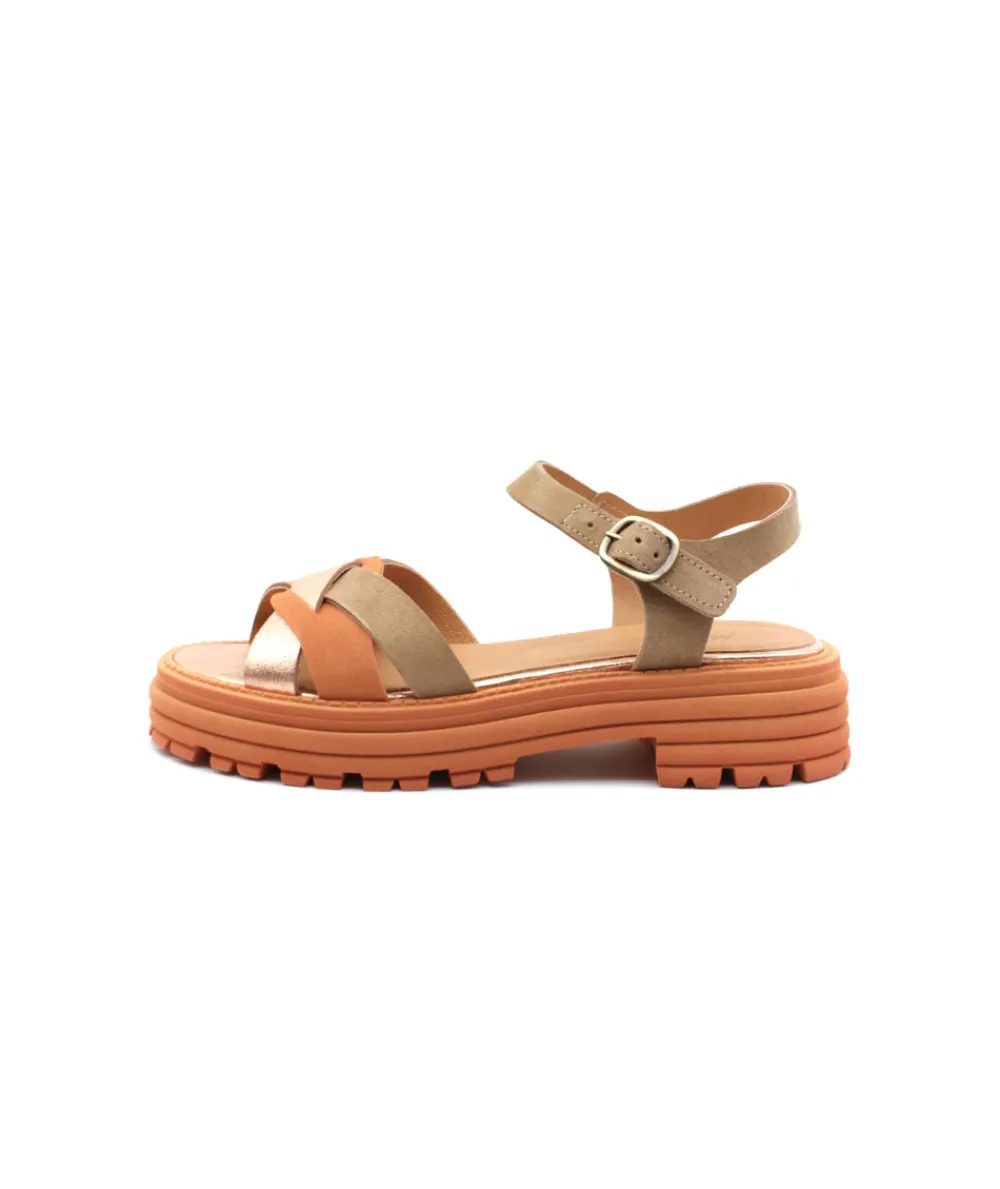 Sandales Et Nu-Pieds | L'Empreinte Chaussures MINKA DESIGN GRAFITTI camel