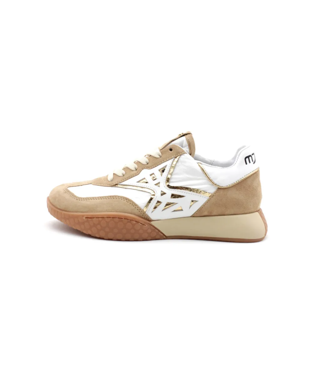 Baskets | L'Empreinte Chaussures MJUS T95105 Blanc/sable