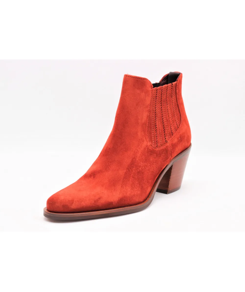 Bottines | L'Empreinte Chaussures MURATTI RESEDA S0490C rouge