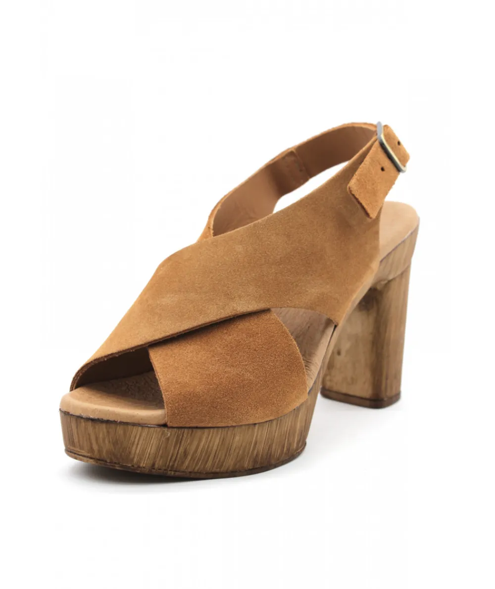 Sandales Et Nu-Pieds | L'Empreinte Chaussures MYMA 5502 cognac