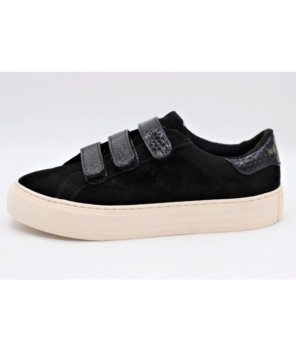 Baskets | L'Empreinte Chaussures NO NAME ARCADE STRAPS GOAT noir