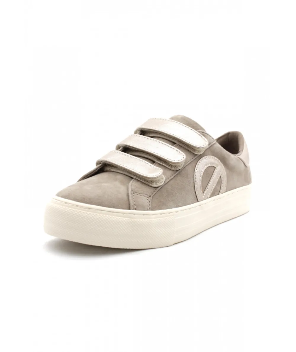 Baskets | L'Empreinte Chaussures NO NAME ARCADE STRAPS SIDE taupe