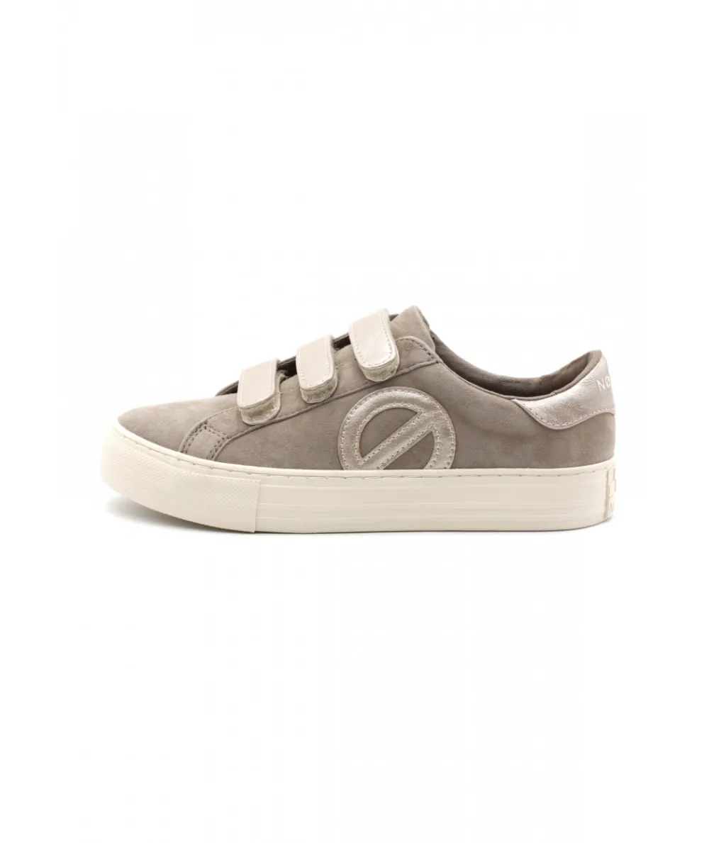 Baskets | L'Empreinte Chaussures NO NAME ARCADE STRAPS SIDE taupe