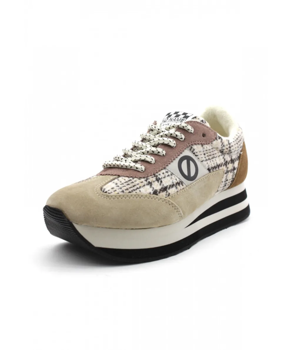 Baskets | L'Empreinte Chaussures NO NAME FLEX M JOGGER SUEDE SCOTT sable