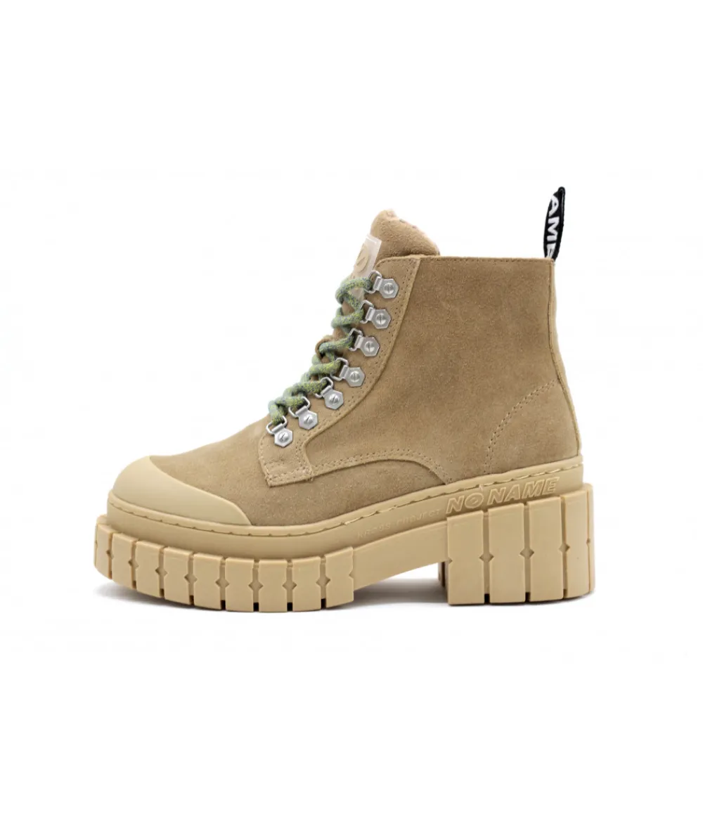 Baskets | L'Empreinte Chaussures NO NAME KROSS LOW BOOTS SUEDE taupe