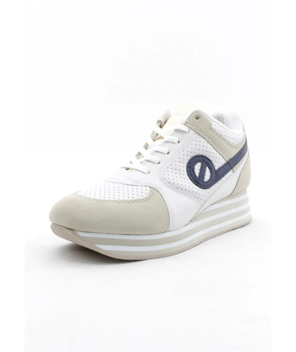 Baskets | L'Empreinte Chaussures NO NAME PARKO JOGGER SOFT SUEDE blanc