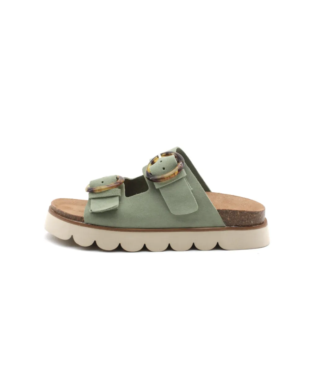 Mules | L'Empreinte Chaussures NO NAME SANDY SLAP W vert