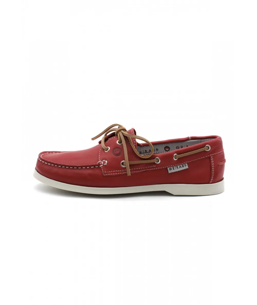 Bateaux | L'Empreinte Chaussures ORLANDO 1421 rouge