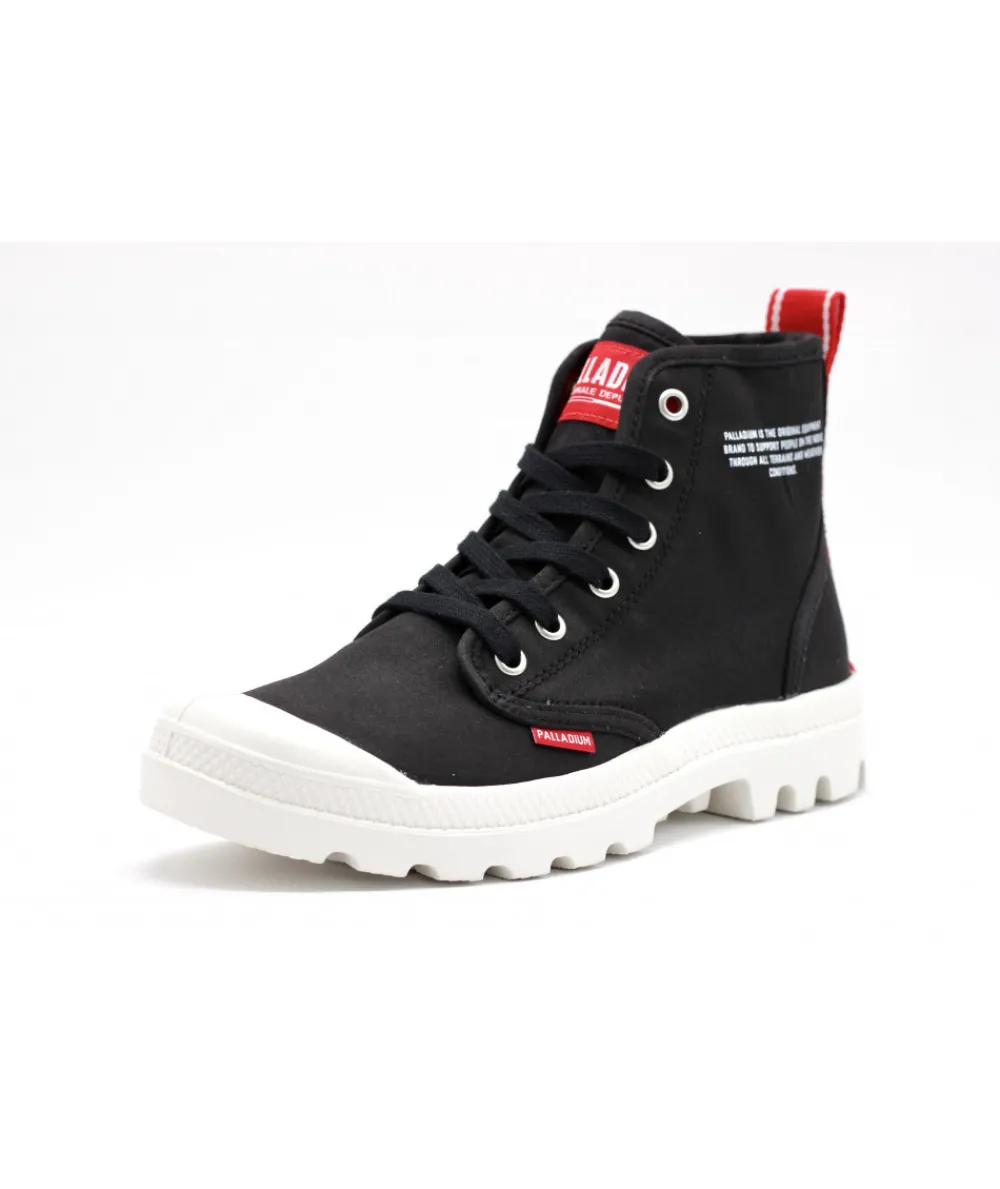 Baskets | L'Empreinte Chaussures PALLADIUM PAMPA HI DARE noir
