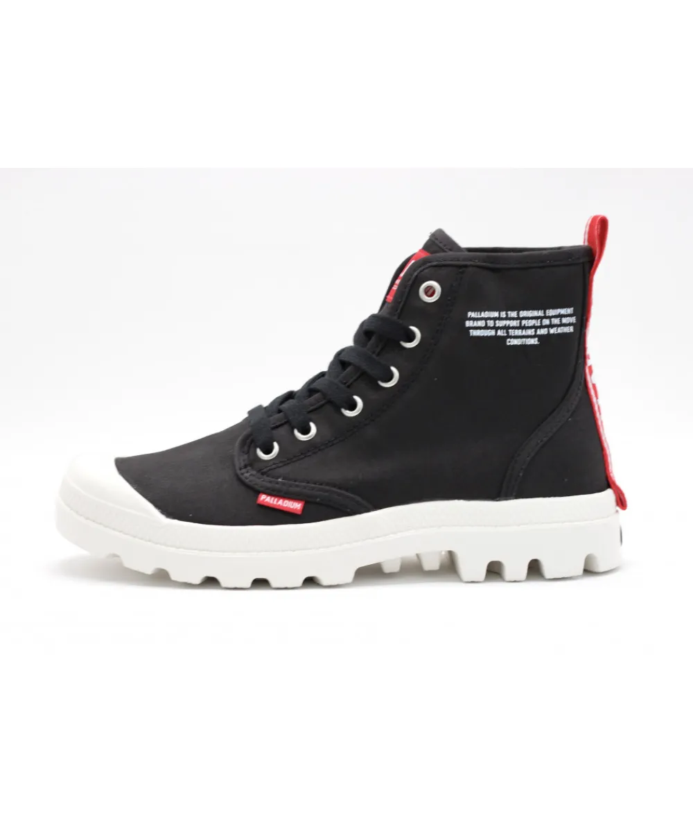 Baskets | L'Empreinte Chaussures PALLADIUM PAMPA HI DARE noir