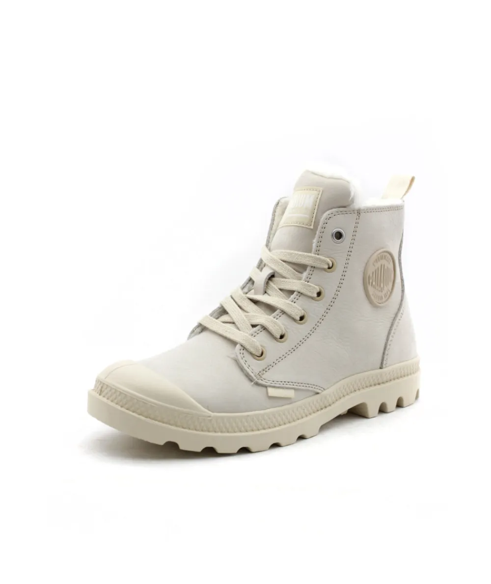 Bottines | Baskets | L'Empreinte Chaussures PALLADIUM PAMPA HI ZIP WL CREME