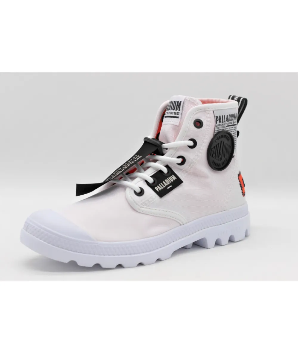Baskets | L'Empreinte Chaussures PALLADIUM PAMPA LITE OVERLAB blanc
