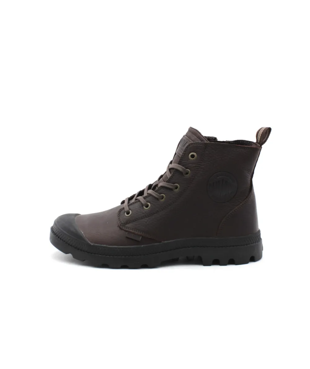 Bottines | Baskets | L'Empreinte Chaussures PALLADIUM PAMPA ZIP LTH Marron fonce