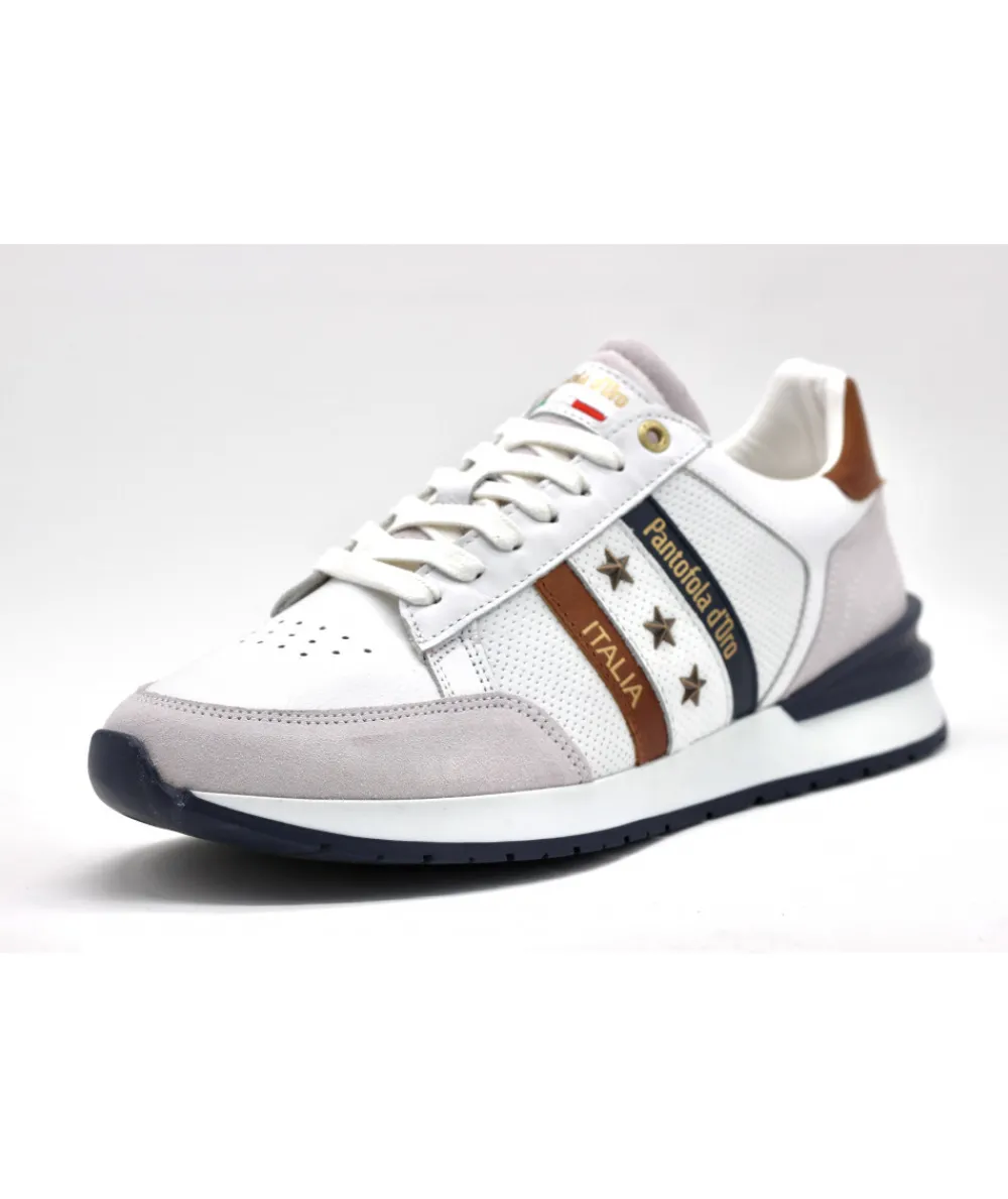 Baskets | L'Empreinte Chaussures PANTOFOLA D'ORO ASCOLI RUNNER UOMO LOW blanc