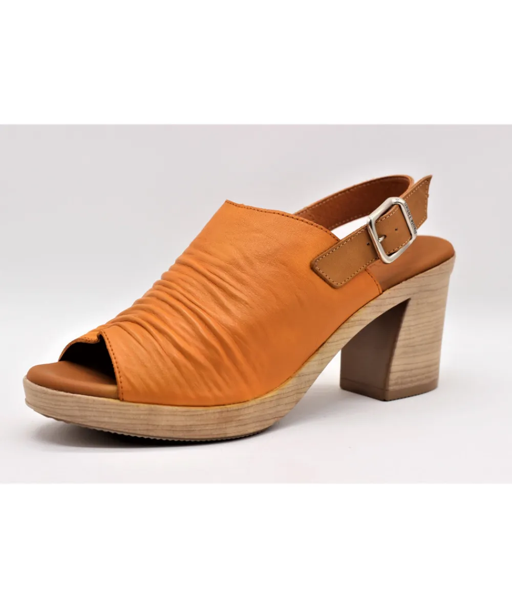 Sandales Et Nu-Pieds | L'Empreinte Chaussures PAULA URBAN 17233 orange