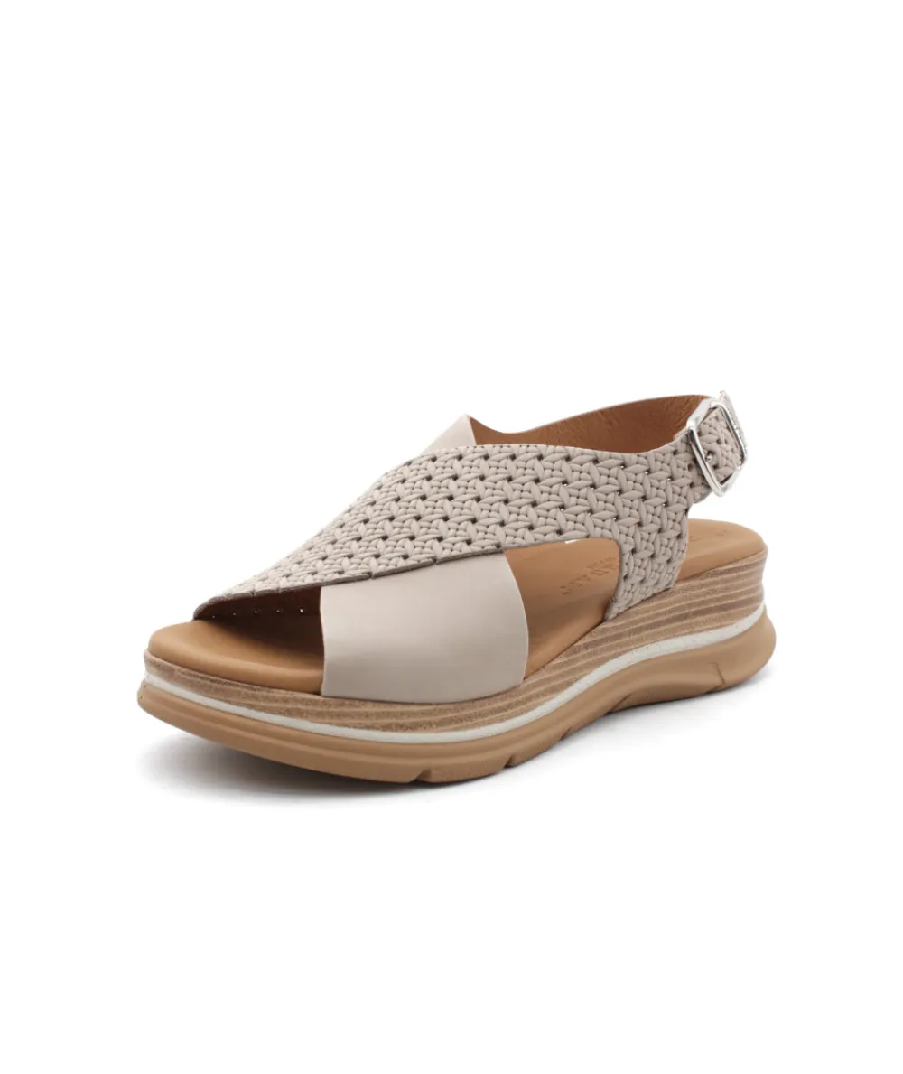 Sandales Et Nu-Pieds | L'Empreinte Chaussures PAULA URBAN 24-527 NABUK taupe