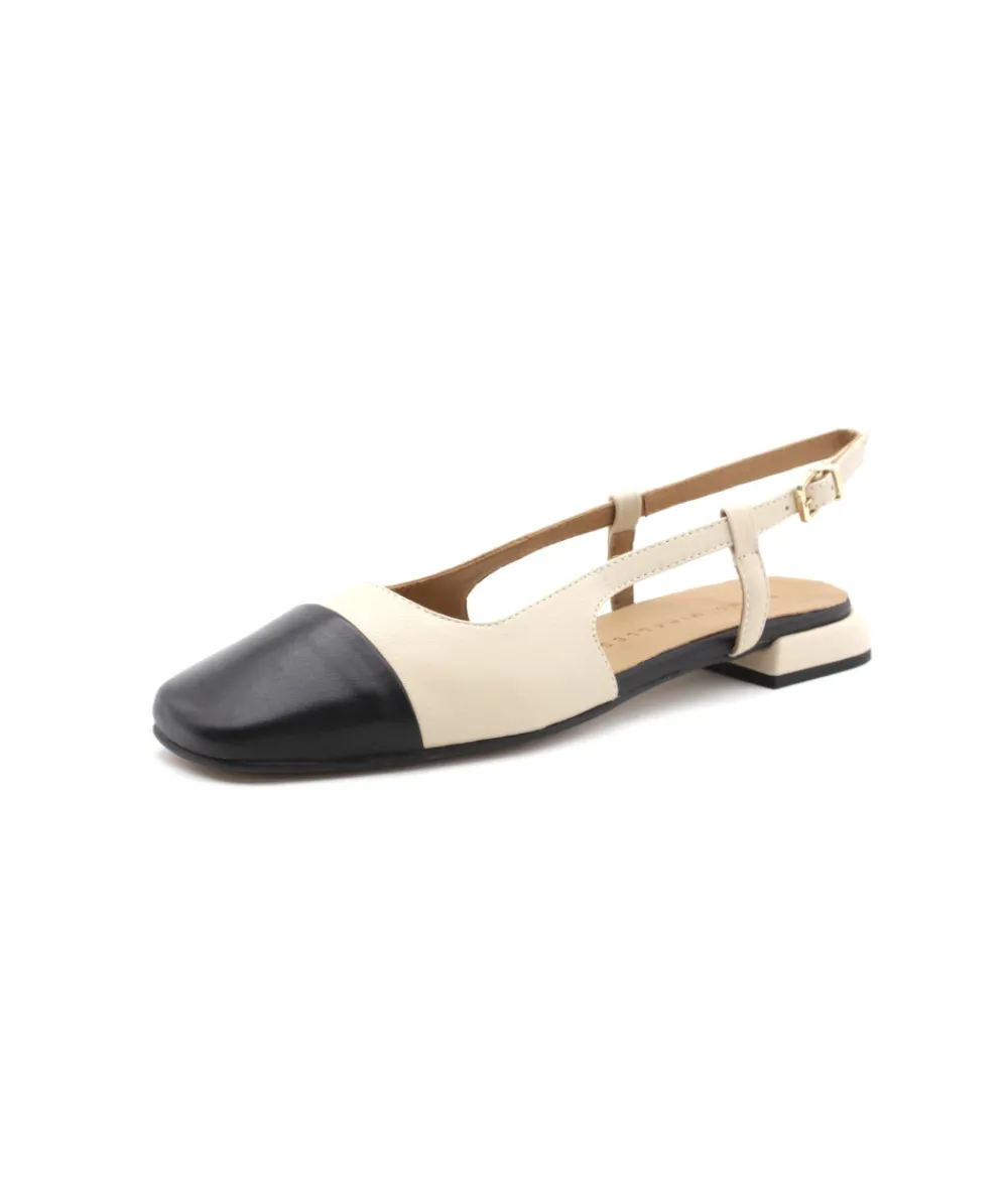 Ballerines | Sandales Et Nu-Pieds | L'Empreinte Chaussures PEDRO MIRALLES 14632 Beige/noir