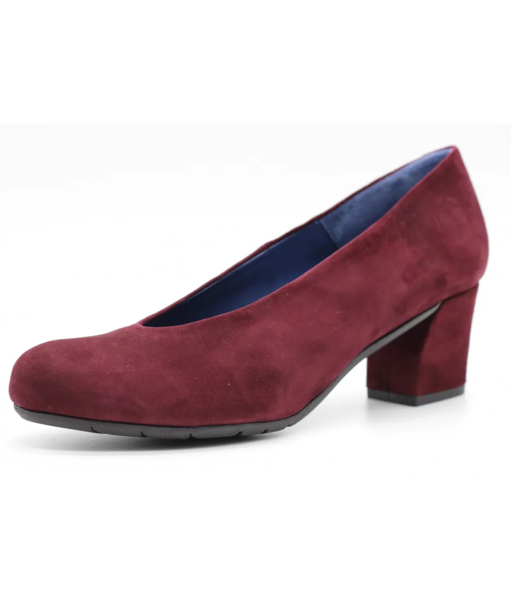 Escarpins | L'Empreinte Chaussures PERLATO ESCARPIN 8970 VELOURS bordeaux