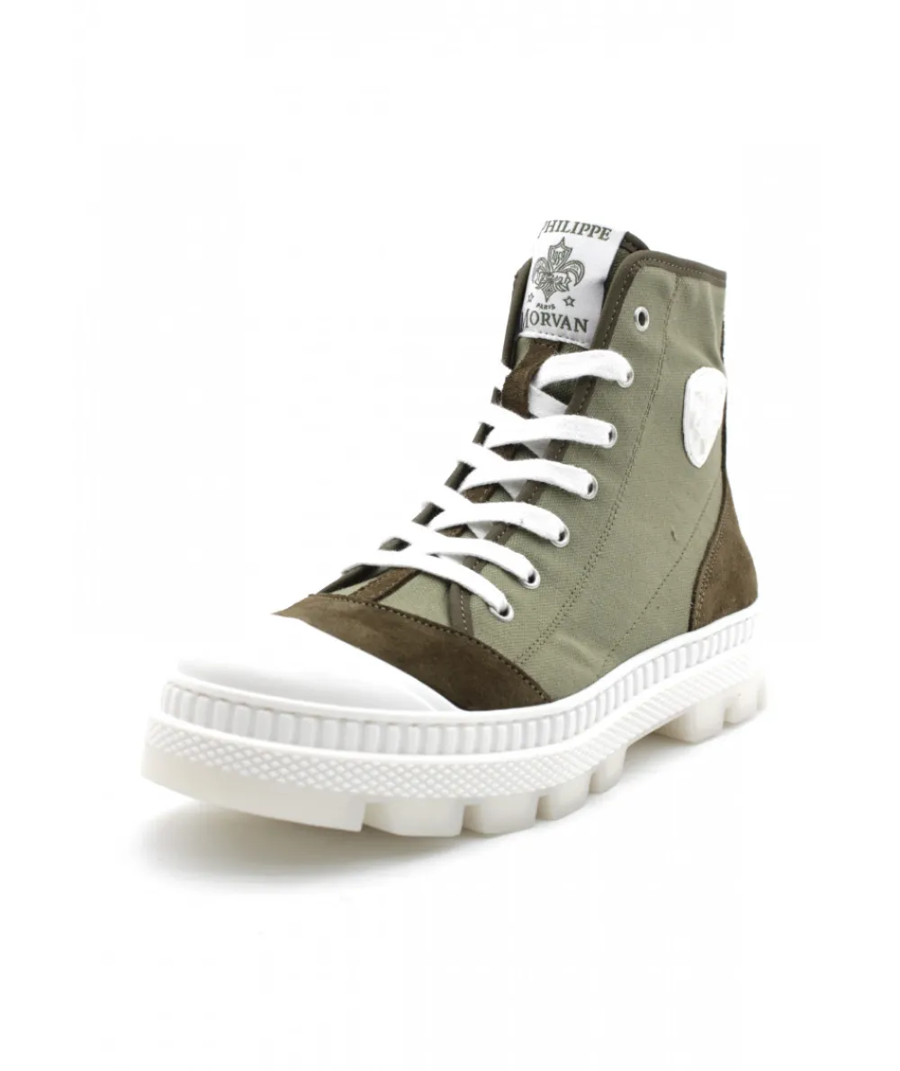 Baskets | L'Empreinte Chaussures PHILIPPE MORVAN TOOST 003 kaki