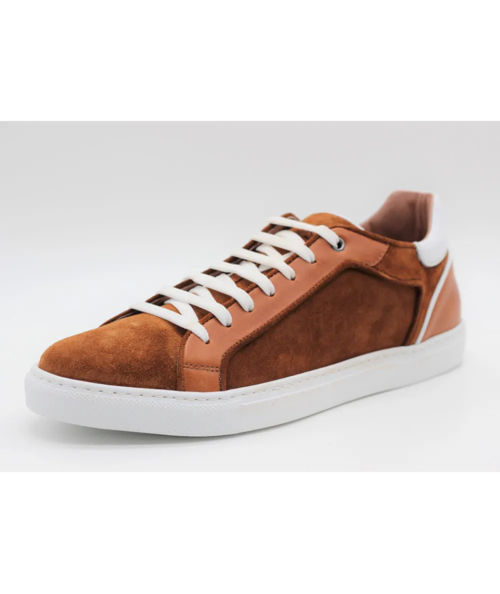 Baskets | L'Empreinte Chaussures REQINS BASKETS MUTIS cognac