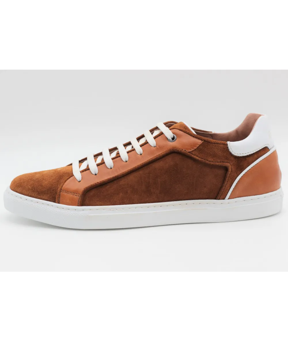 Baskets | L'Empreinte Chaussures REQINS BASKETS MUTIS cognac