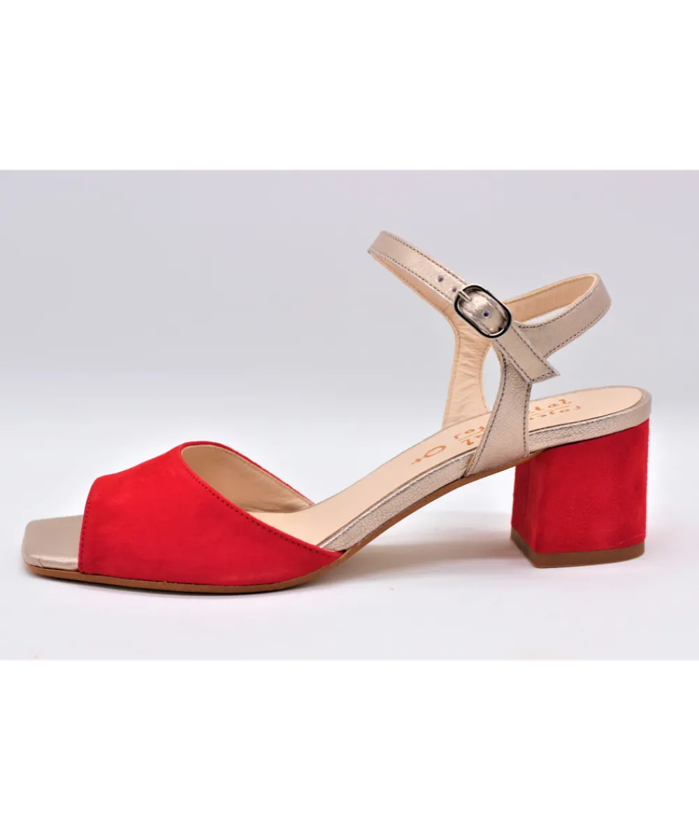 Sandales Et Nu-Pieds | L'Empreinte Chaussures ROSEMETAL JAMBVILLE J1782 rouge