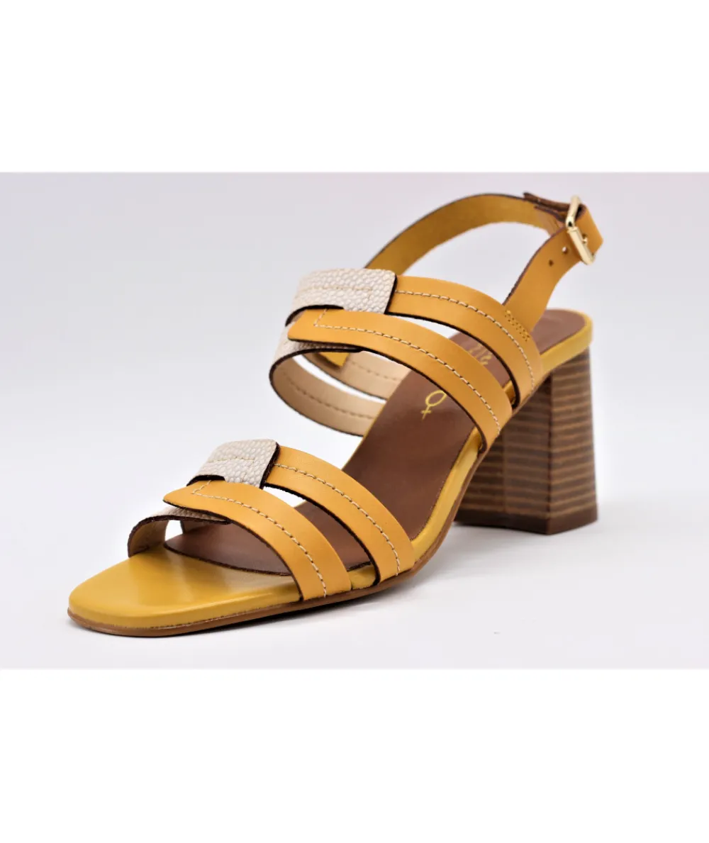 Sandales Et Nu-Pieds | L'Empreinte Chaussures ROSEMETAL LOHANNE H0453 jaune