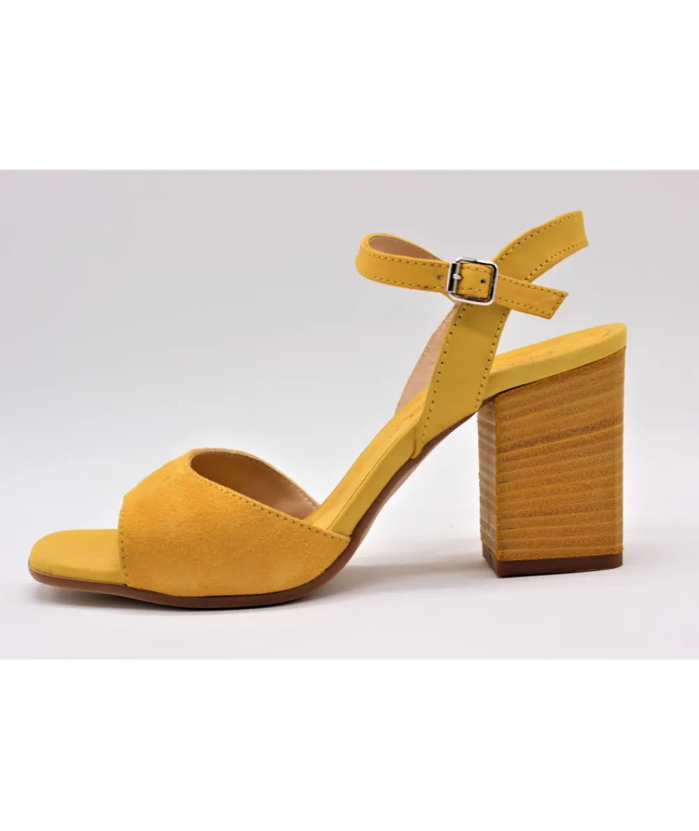 Sandales Et Nu-Pieds | L'Empreinte Chaussures ROSEMETAL MICAELLA H0461 jaune