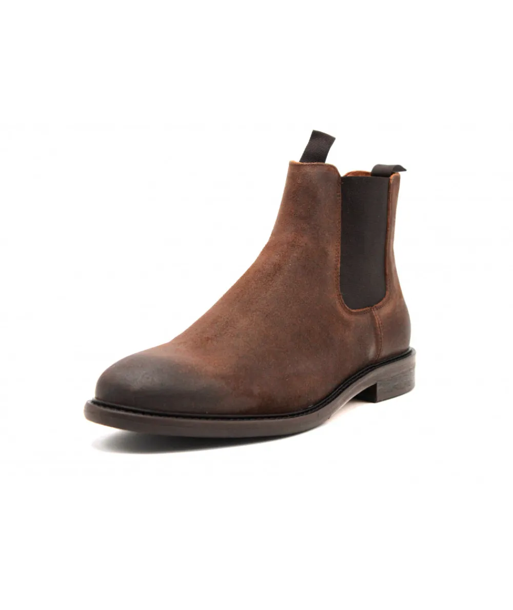 Bottines | L'Empreinte Chaussures SCHMOOVE PILOT CHELSEA OIL Marron fonce