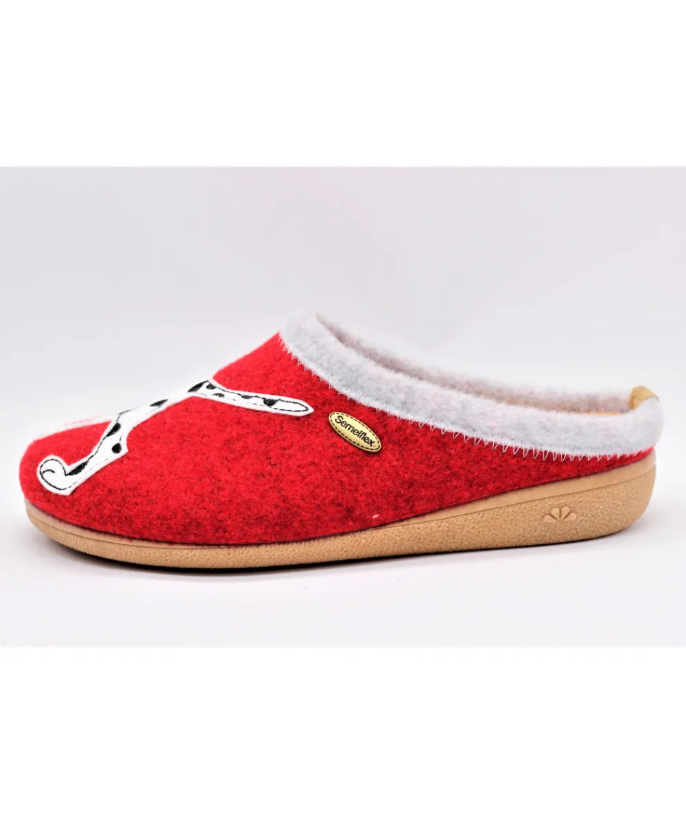 Chaussons | L'Empreinte Chaussures SEMELFLEX APENNINS rouge