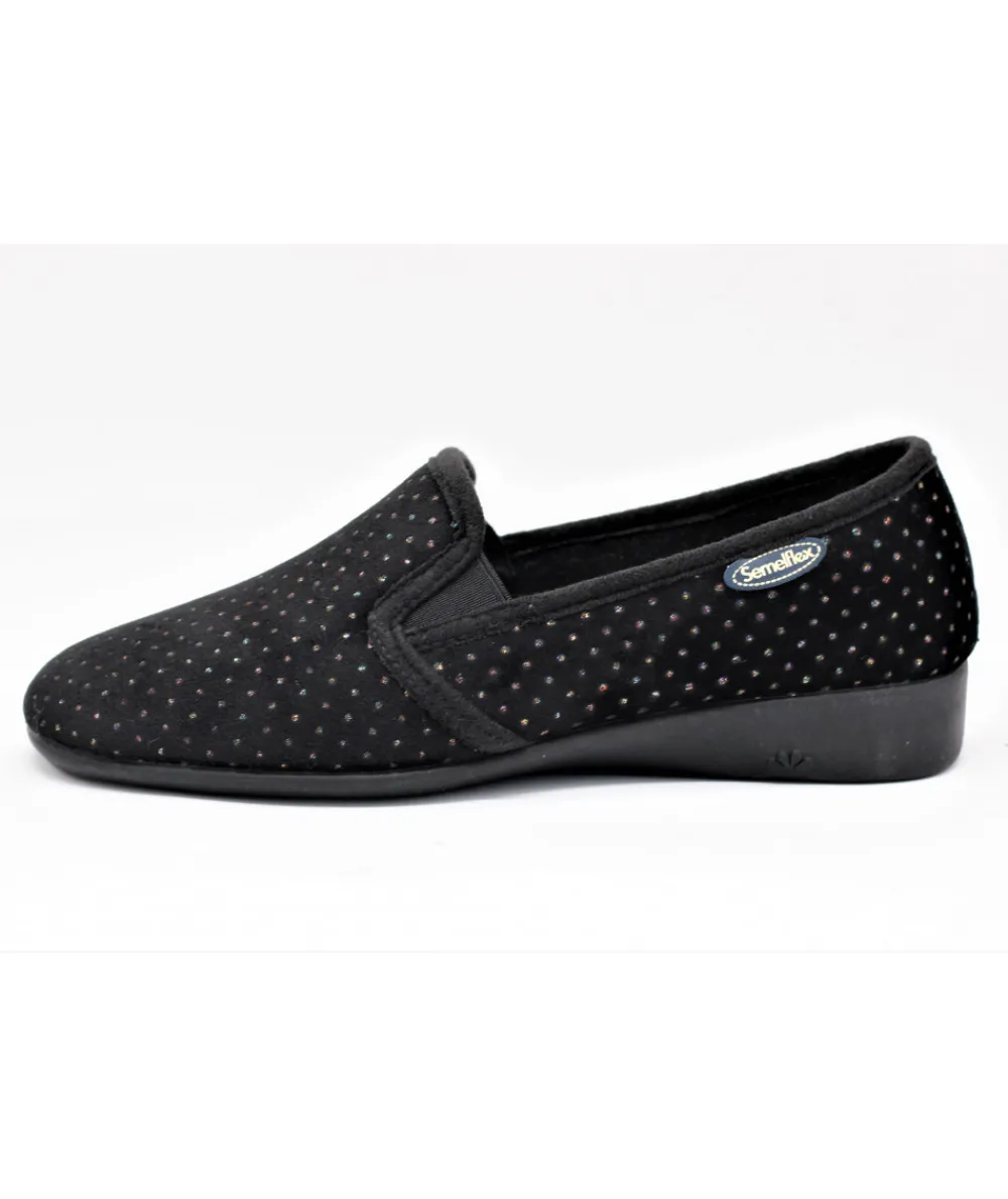 Chaussons | L'Empreinte Chaussures SEMELFLEX MARIE CHRISTINE noir