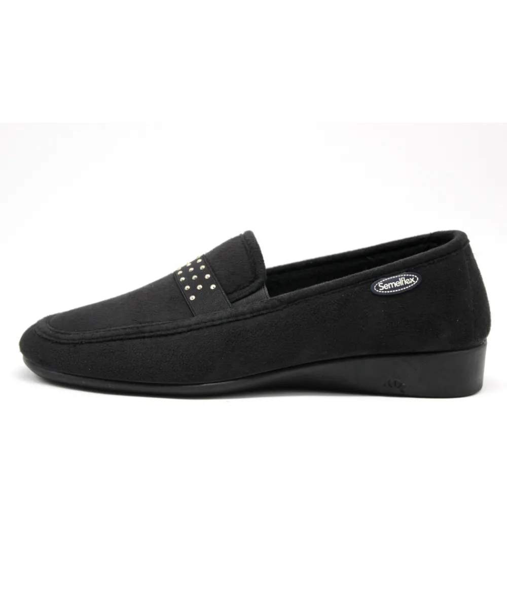 Chaussons | L'Empreinte Chaussures SEMELFLEX MARIE CLAUDE noir