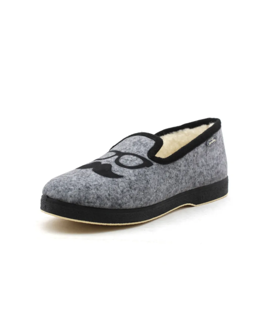 Chaussons | L'Empreinte Chaussures SEMELFLEX CALODAVID gris