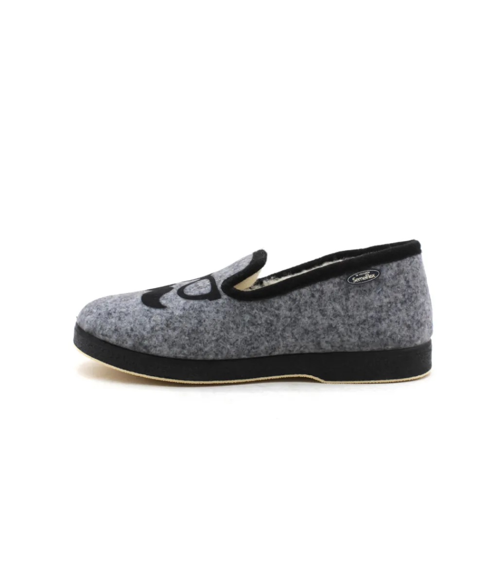 Chaussons | L'Empreinte Chaussures SEMELFLEX CALODAVID gris