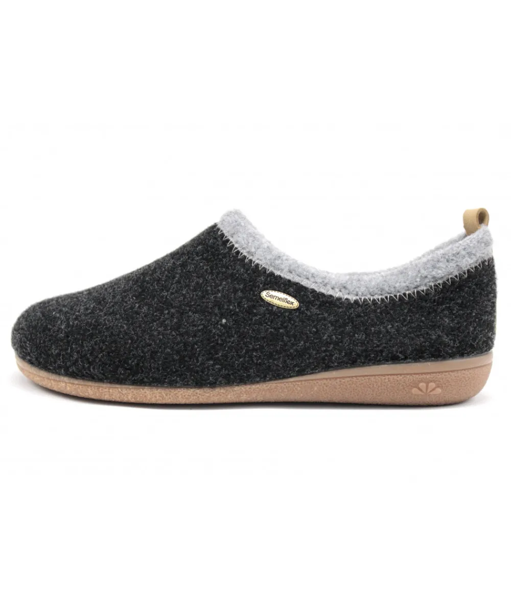 Chaussons | L'Empreinte Chaussures SEMELFLEX VENTOUX antracite