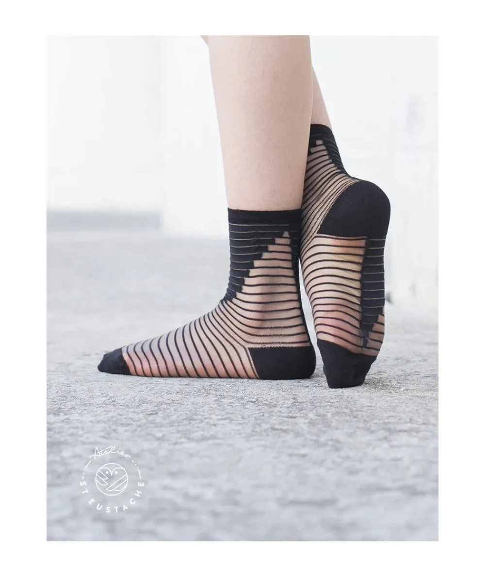 Chaussettes | L'Empreinte Chaussures SHIBUYA - ATELIER SAINT EUSTACHE noir