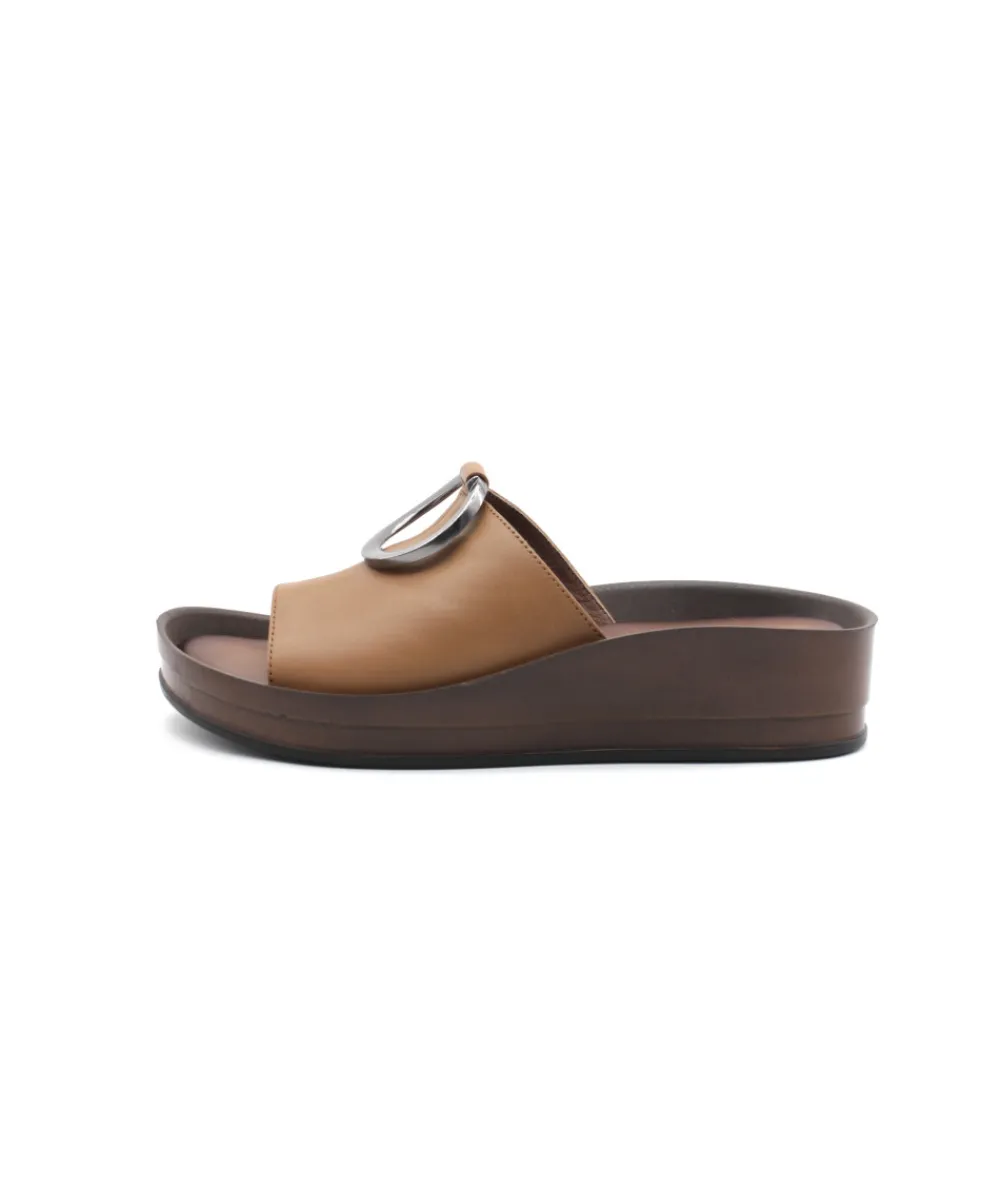 Mules | L'Empreinte Chaussures SMS APRIL camel