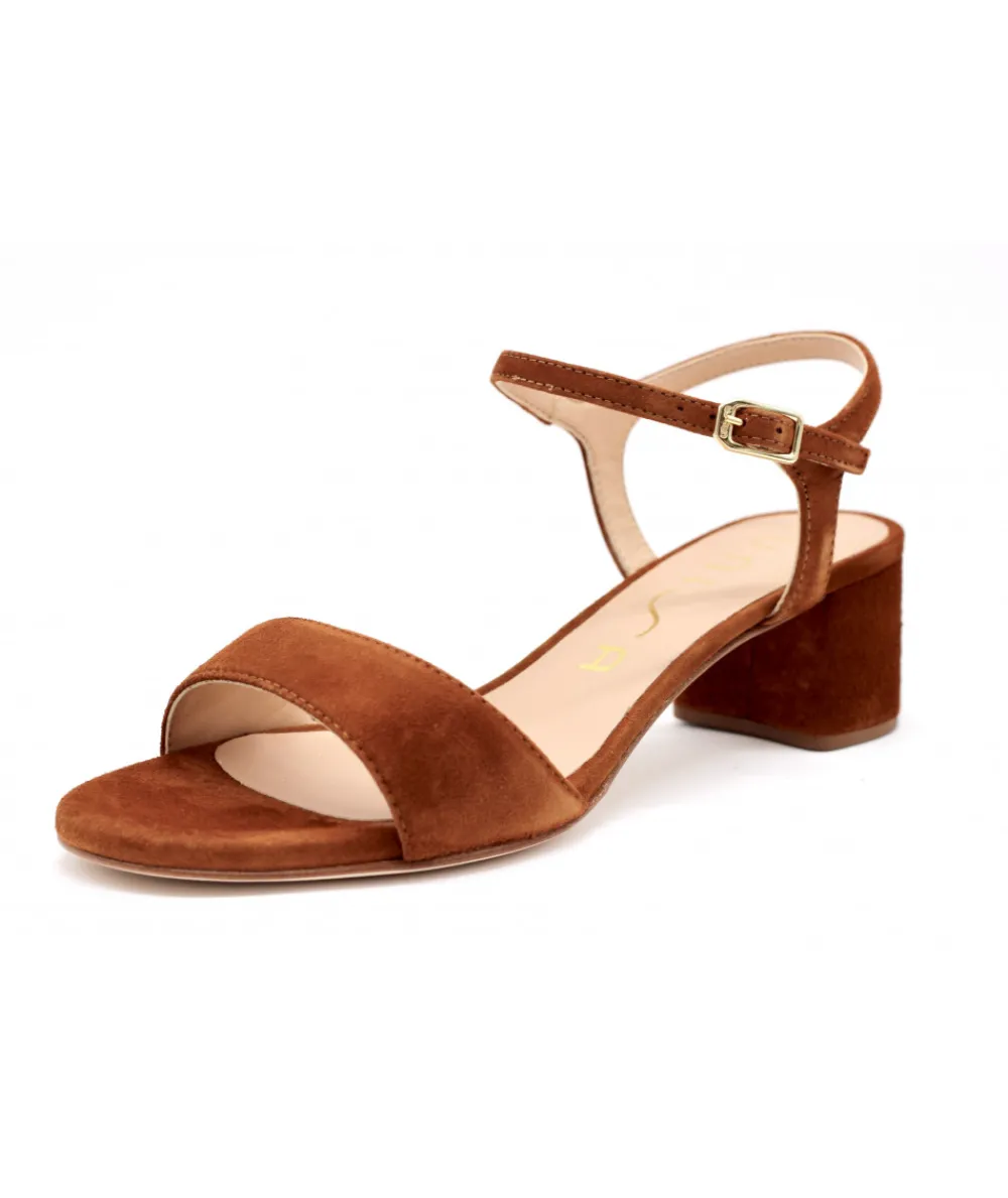 Sandales Et Nu-Pieds | L'Empreinte Chaussures UNISA GENTO cognac