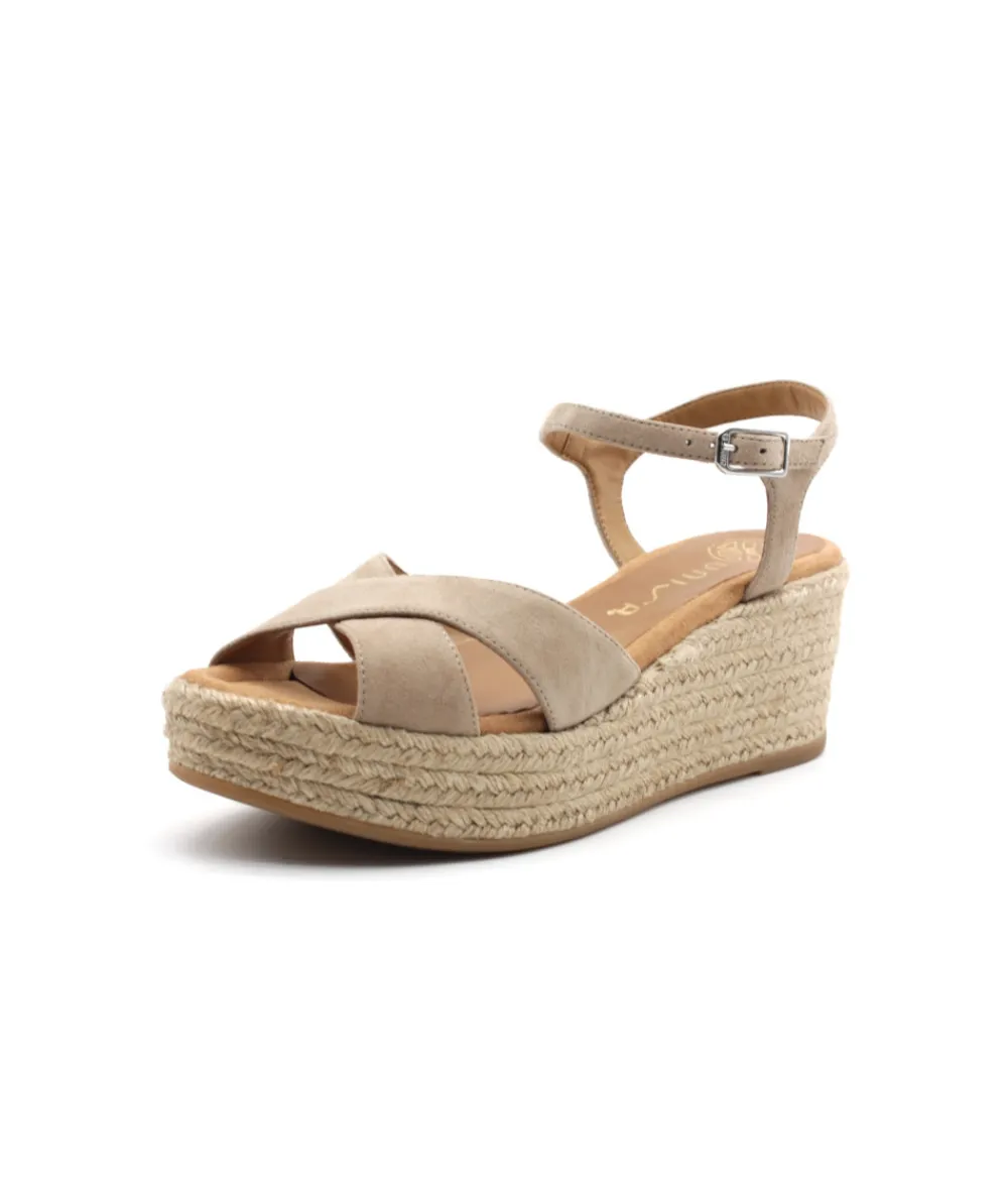 Sandales Et Nu-Pieds | L'Empreinte Chaussures UNISA KIRA taupe